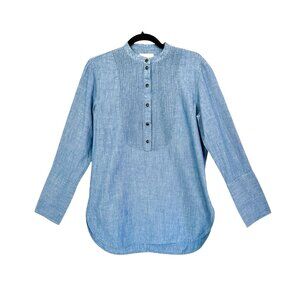 J. Crew Chambray Tuxedo Shirt